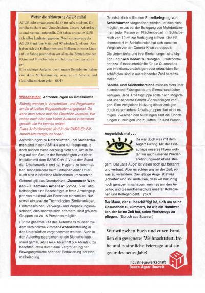 AGUS Zeitung 1/2020 2. Seite