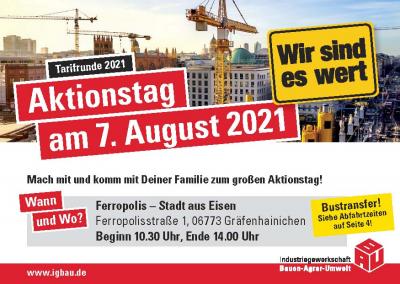Aktionstag 7. August 2021 Seite 1