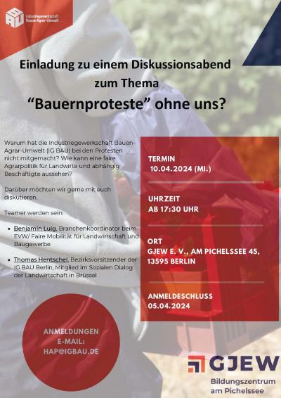 "Bauernproteste" ohne uns? "Bauernproteste" ohne uns?